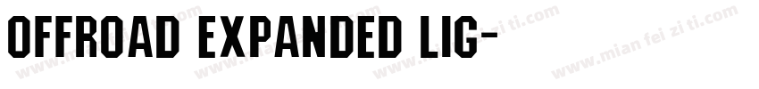 Offroad Expanded Lig字体转换
